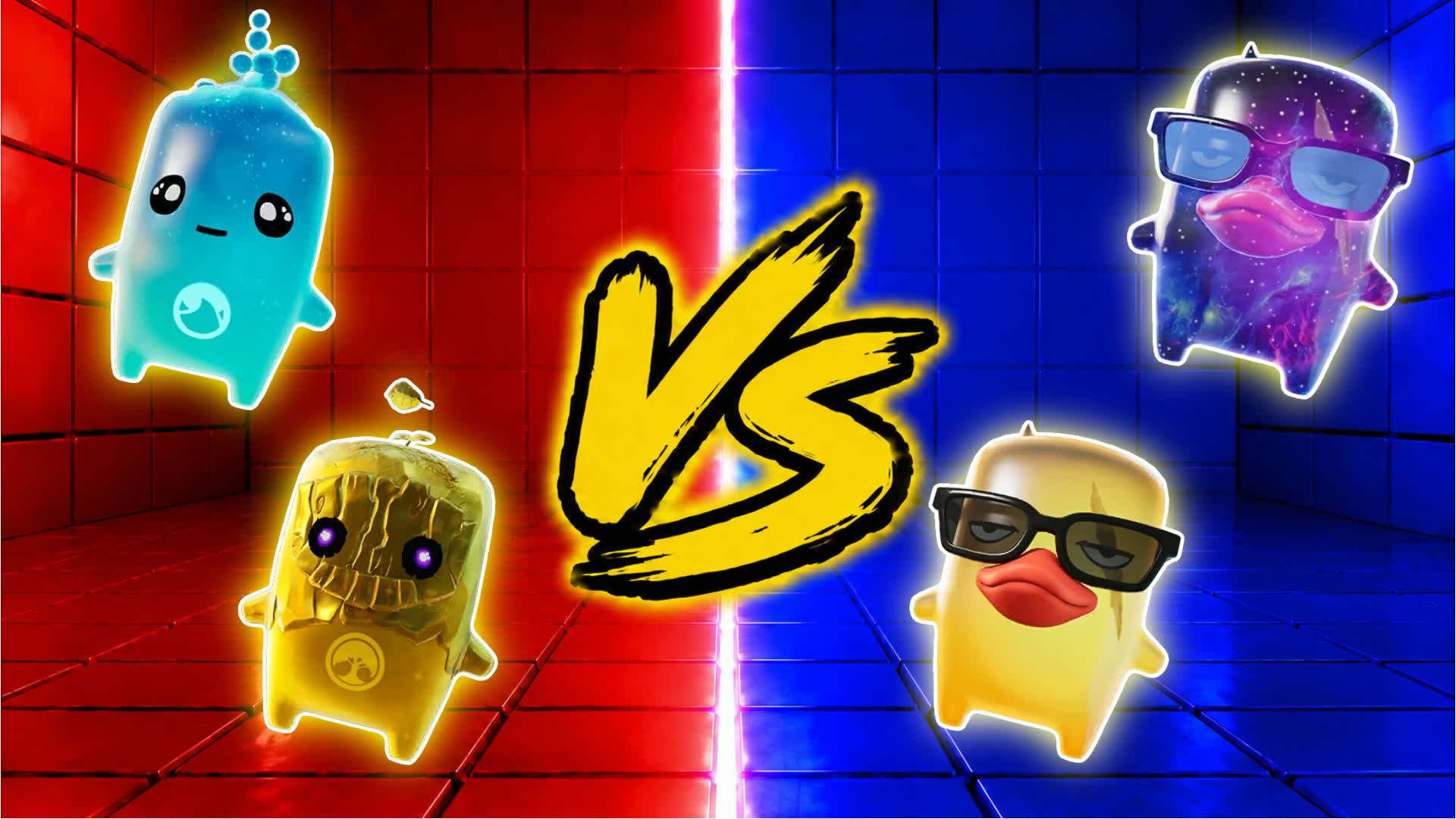 BLUE VS RED FLASH RAIL π΅π΄ β Fortnite Creative map