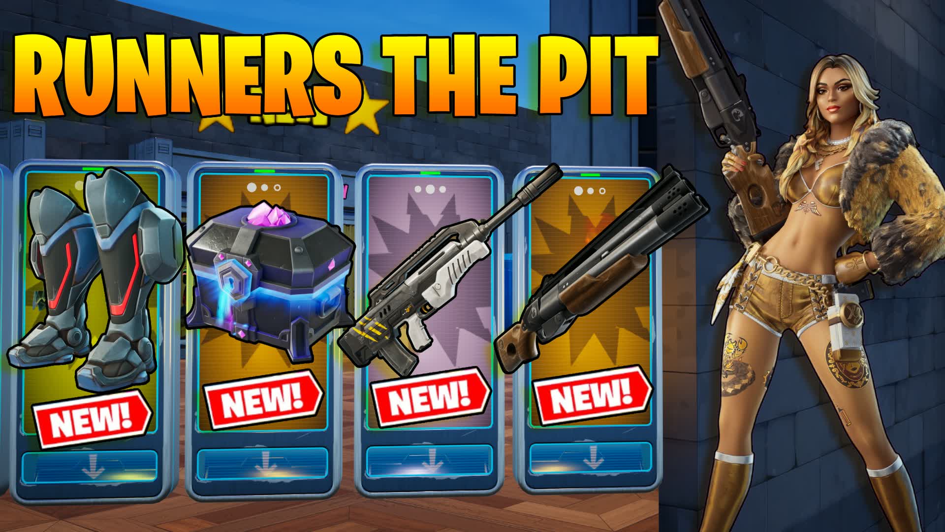 *RUNNERS* THE PIT FREE FOR ALL — Fortnite Creative map