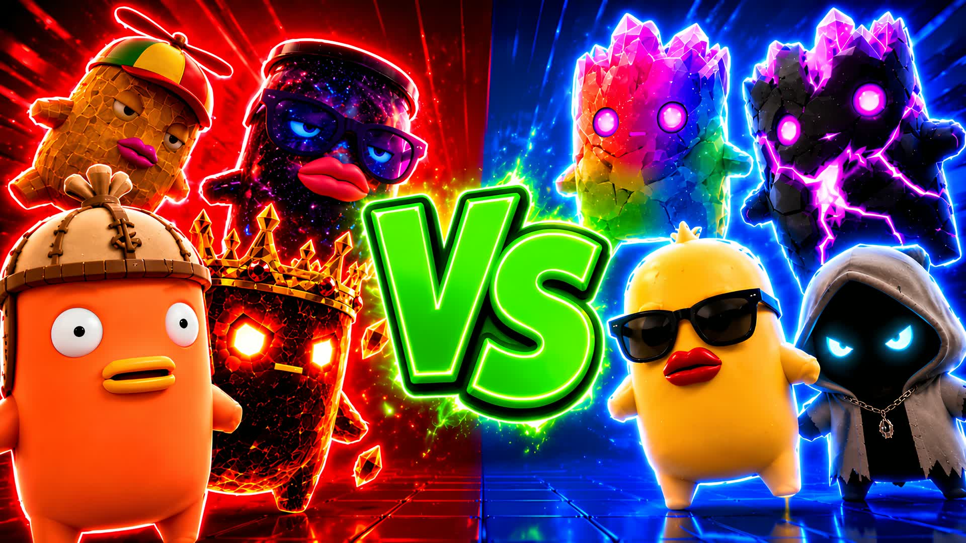 CHARGE RED VS BLUE π΄π΅ β Fortnite Creative map