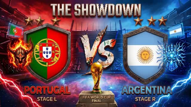 PORTUGAL VS ARGENTINA RED VS BLUE🔴🔵 — Fortnite Creative map