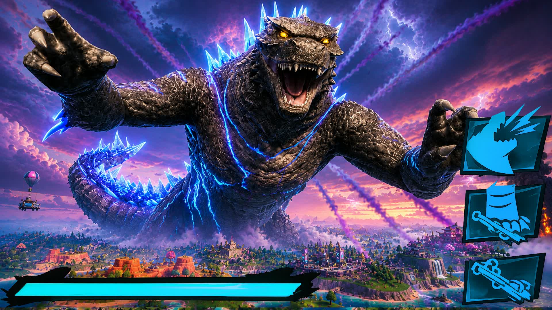 GODZILLA APOCALYPSE CITY FFA — Fortnite Creative map