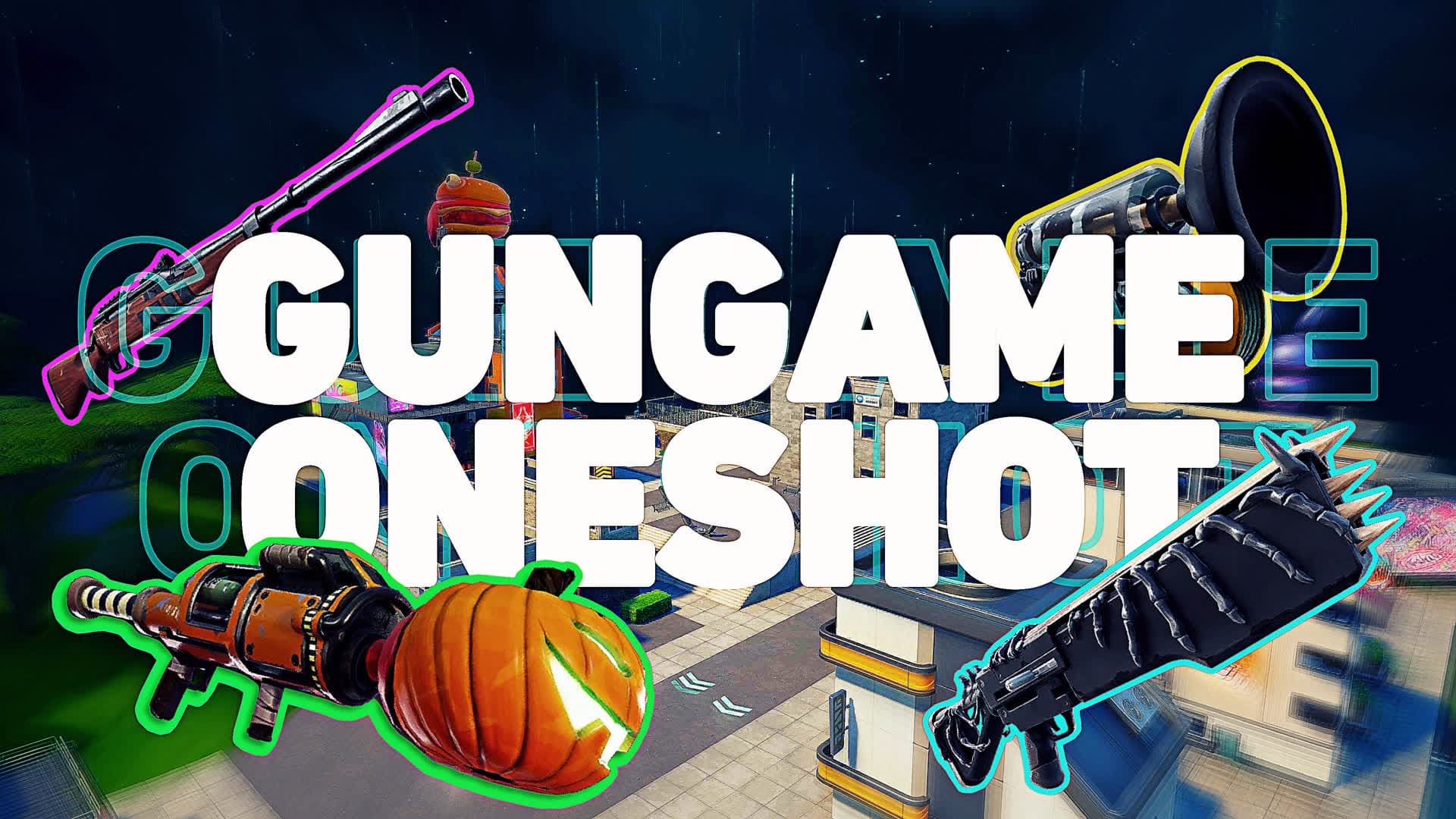 ONE SHOT Gun Game 🎯 — Fortnite Creative map