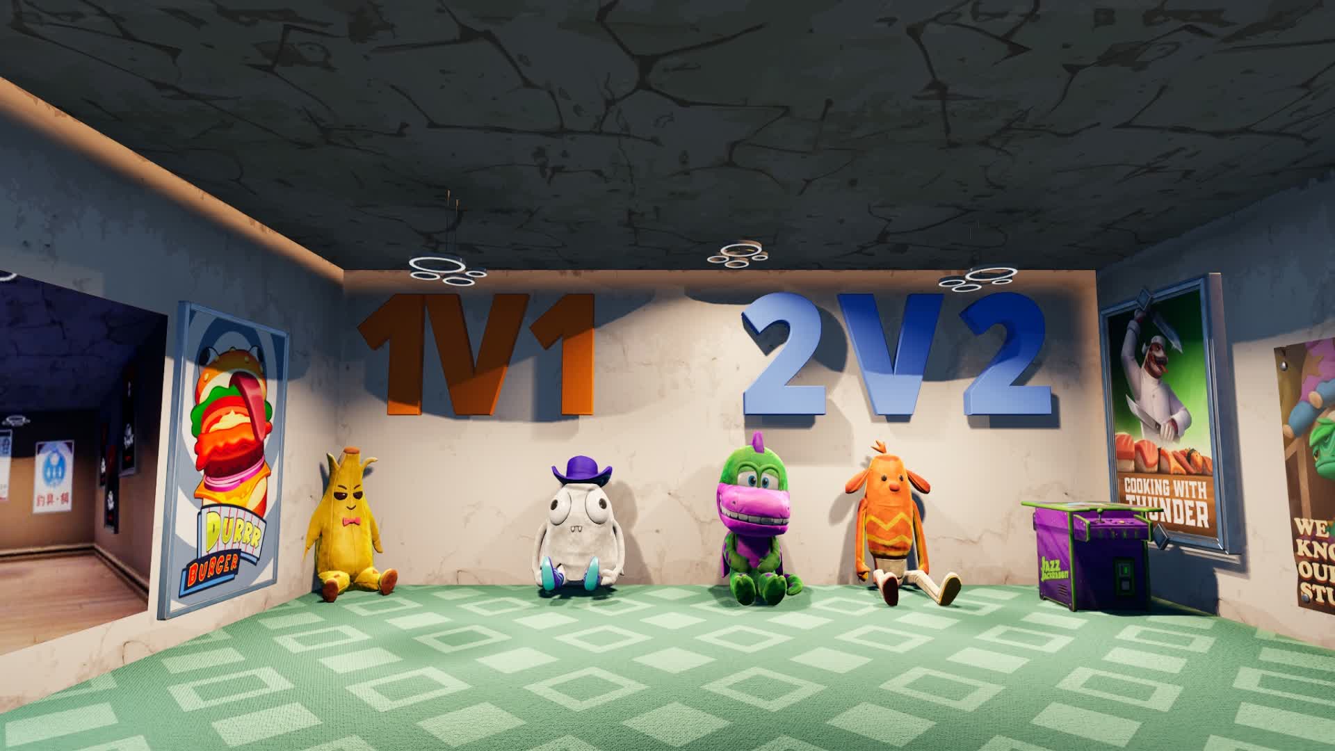 1v1 2V2 — Fortnite Creative map