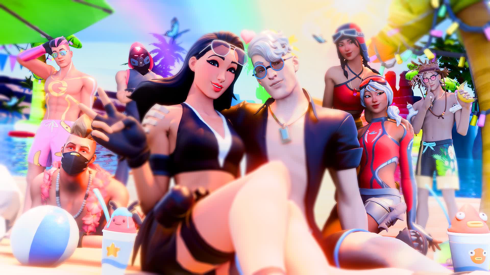 ๐ด Tropical Paradise Party Royale ๐ด โ Fortnite Creative map