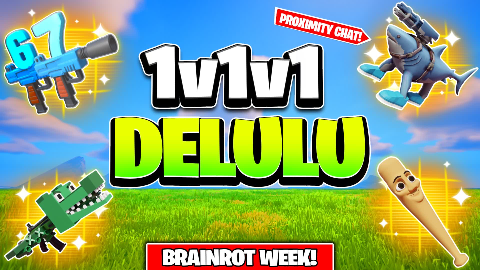 1V1V1 DELULU 1V1 FREE FOR ALL β Fortnite Creative map