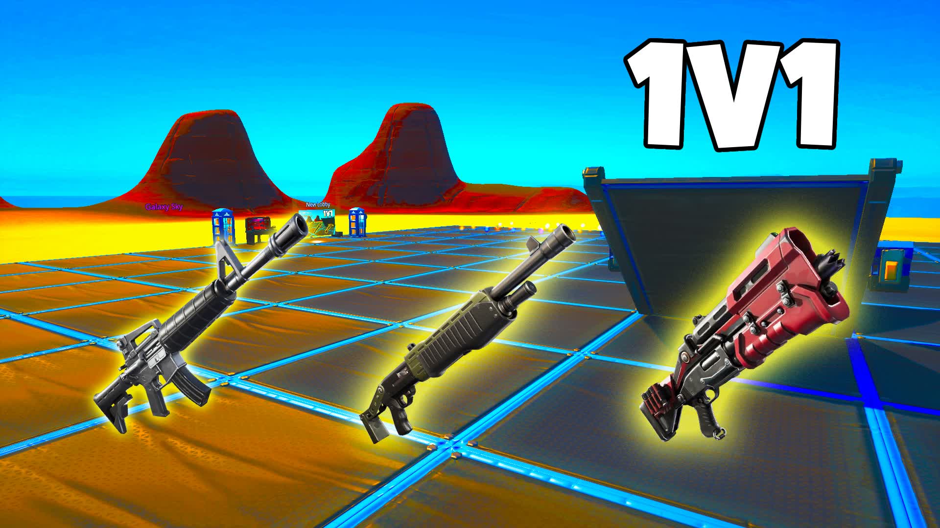 1V1 FIGHTS FFA — Fortnite Creative map