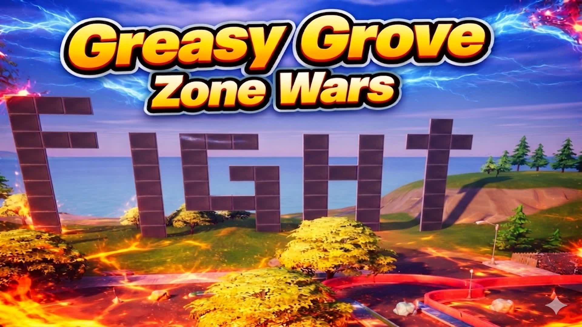 greasy grove zone wars — Fortnite Creative map