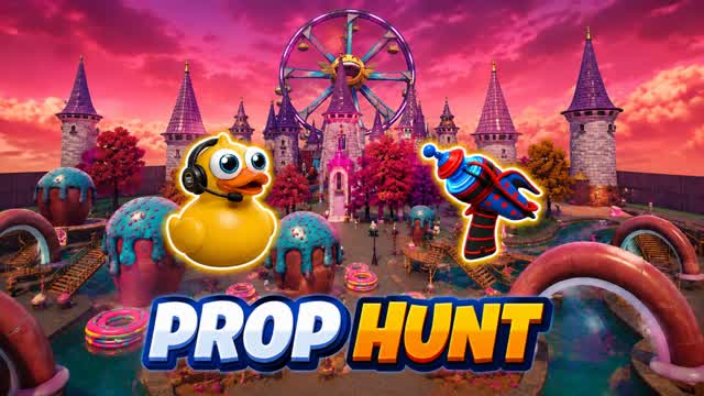 HIDE & SEEK PROP HUNT ๐ญ โ Fortnite Creative map