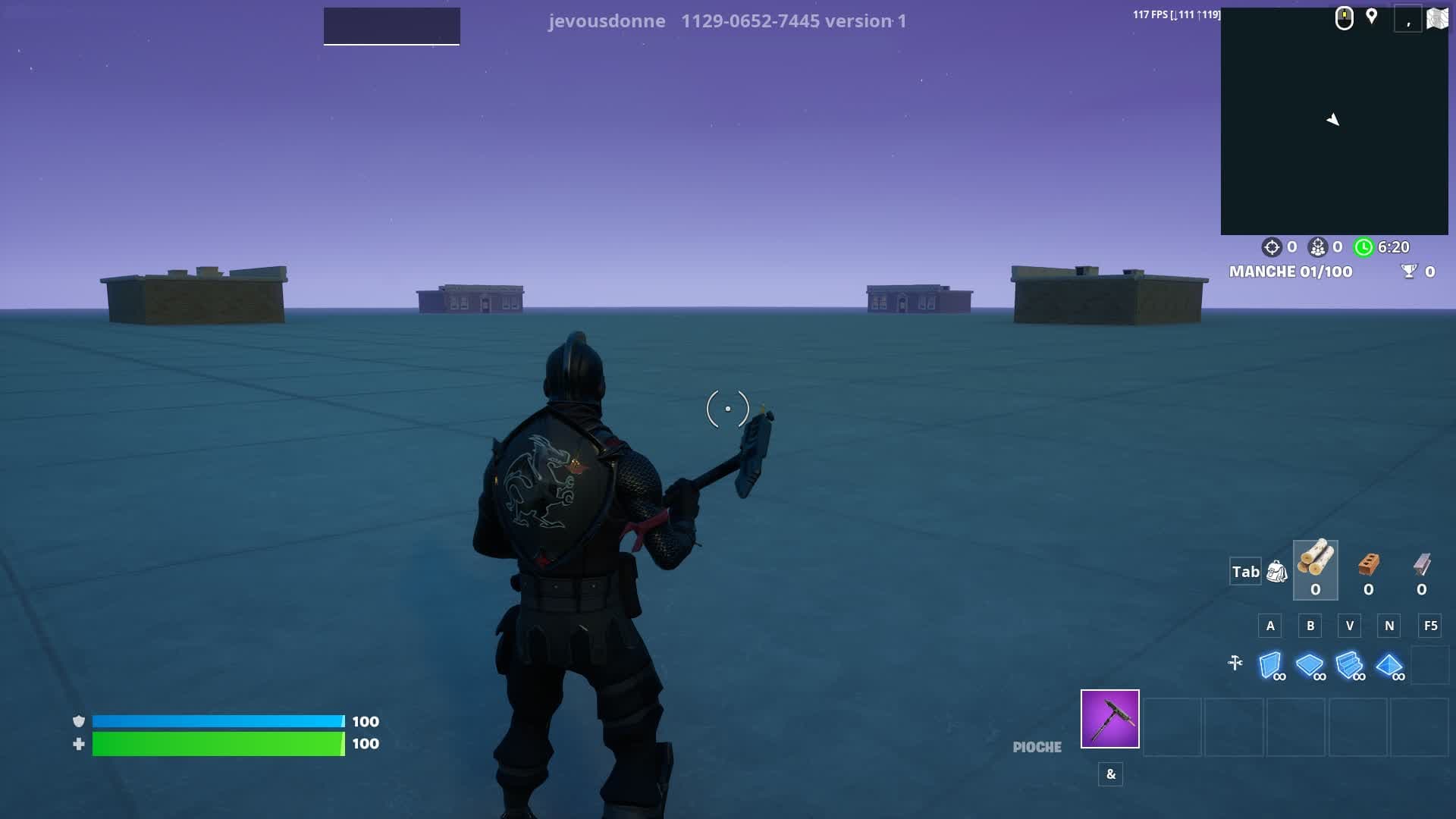Zone Wars Dark Place — Fortnite Creative map