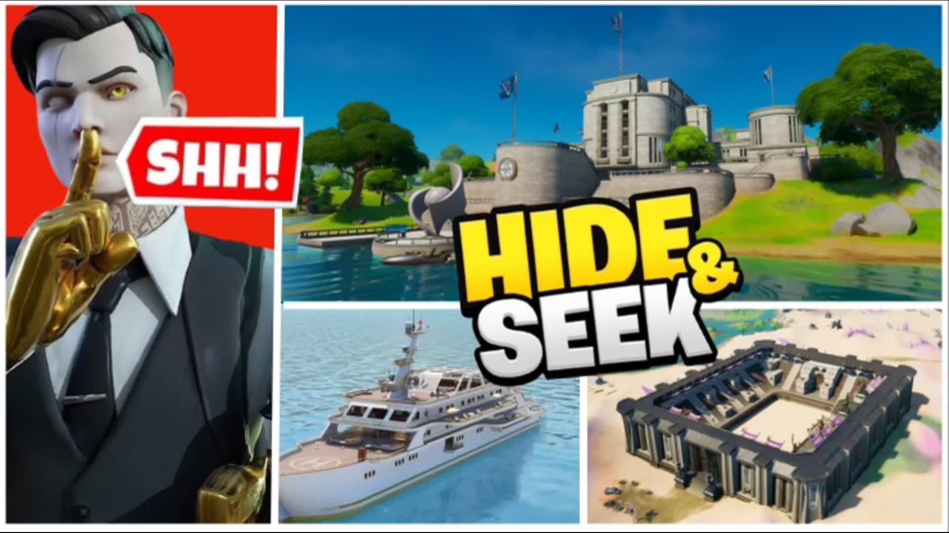 OG CHAPTER 2 HIDE AND SEEK 👀 — Fortnite Creative map