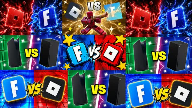π₯MIX RED VS BLUEπ₯ β Fortnite Creative map