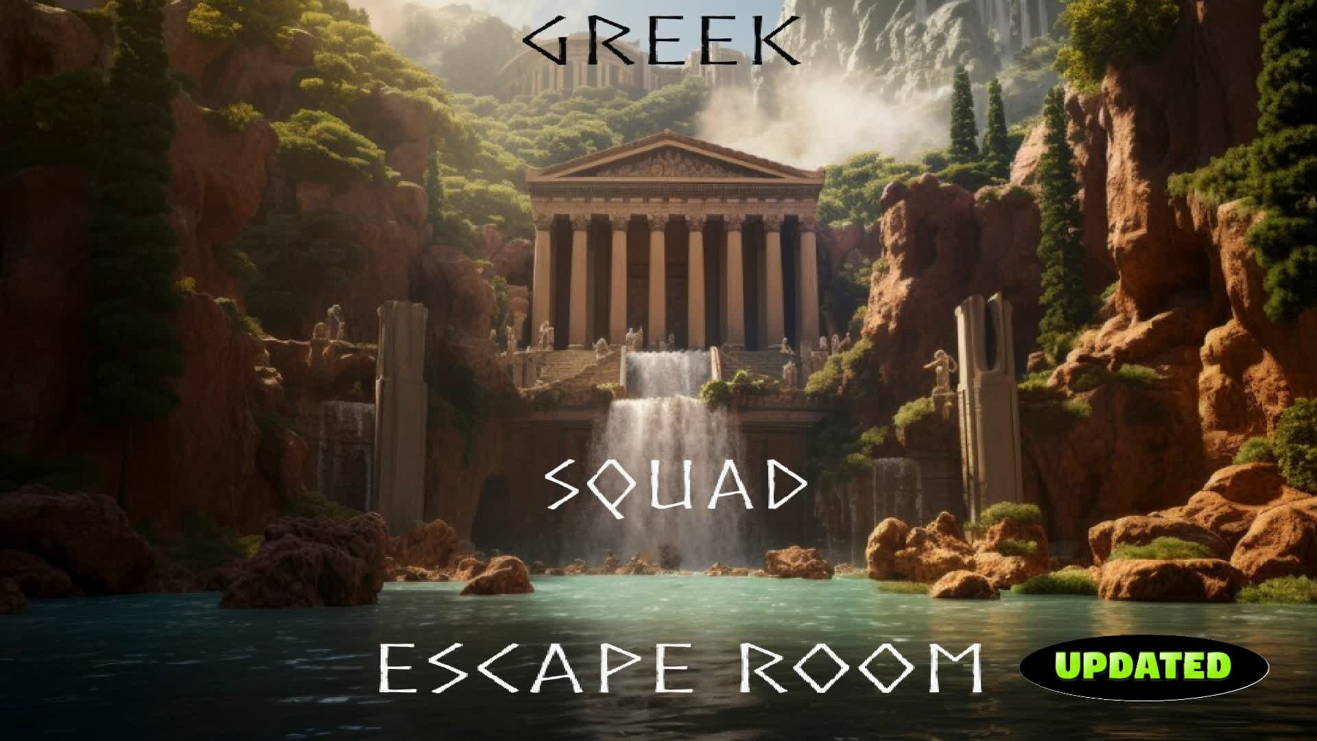 Greek Squad Escape Room — Fortnite Creative map