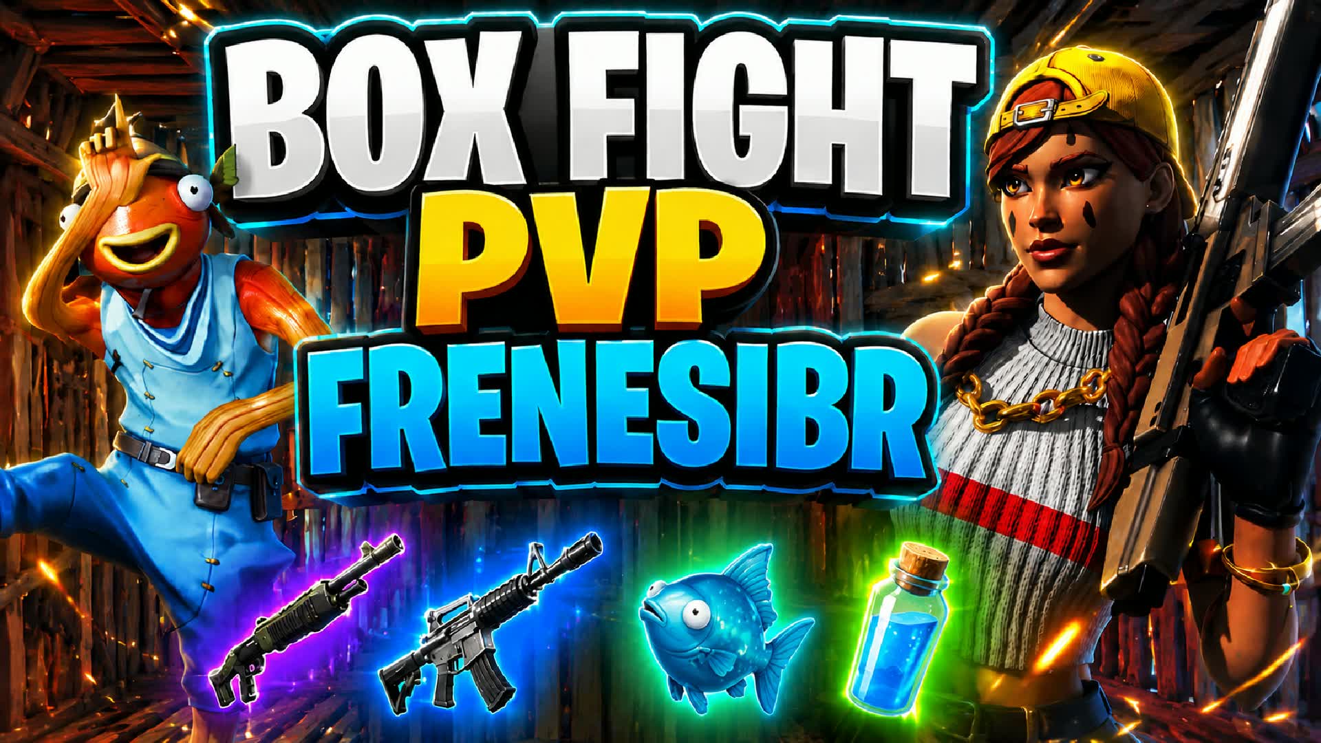 Box Fight FrenesiBR — Fortnite Creative map