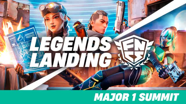 Legends Landing — Fortnite Creative map cover art