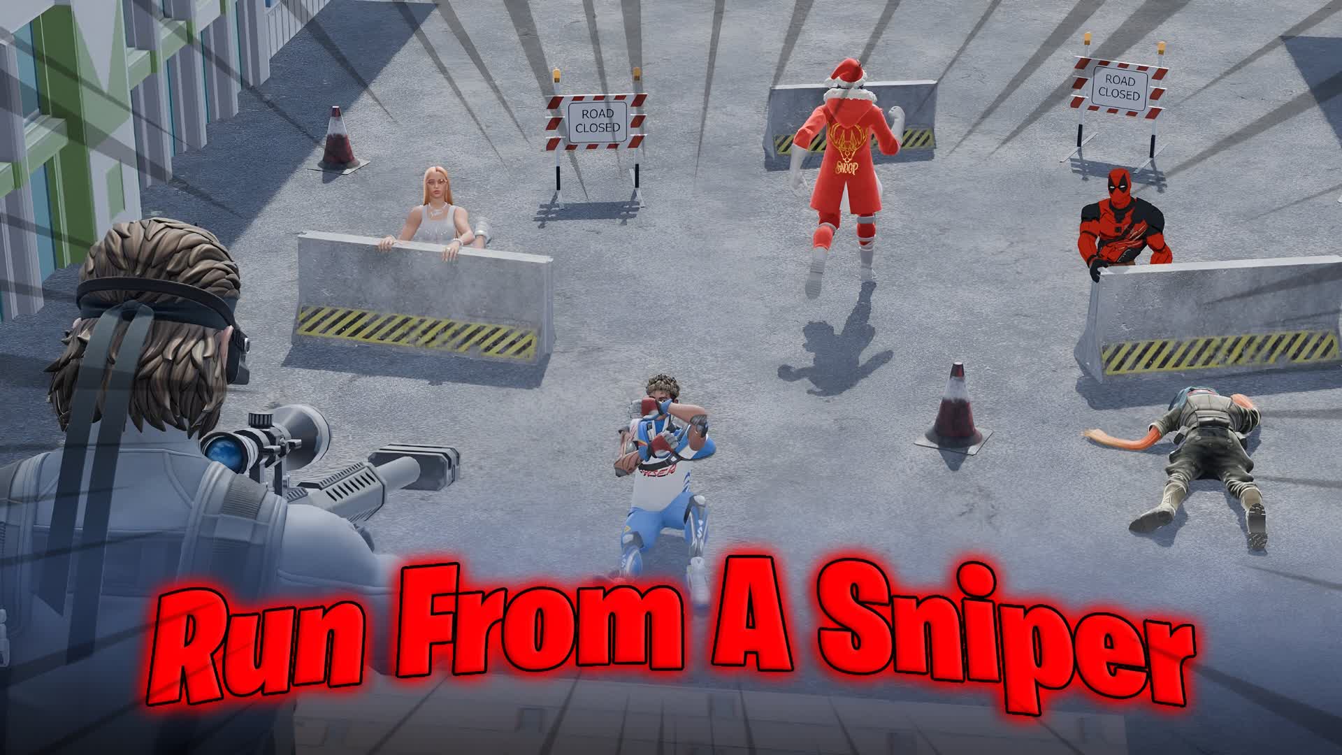 Run From A Sniper ๐ฅ โ Fortnite Creative map