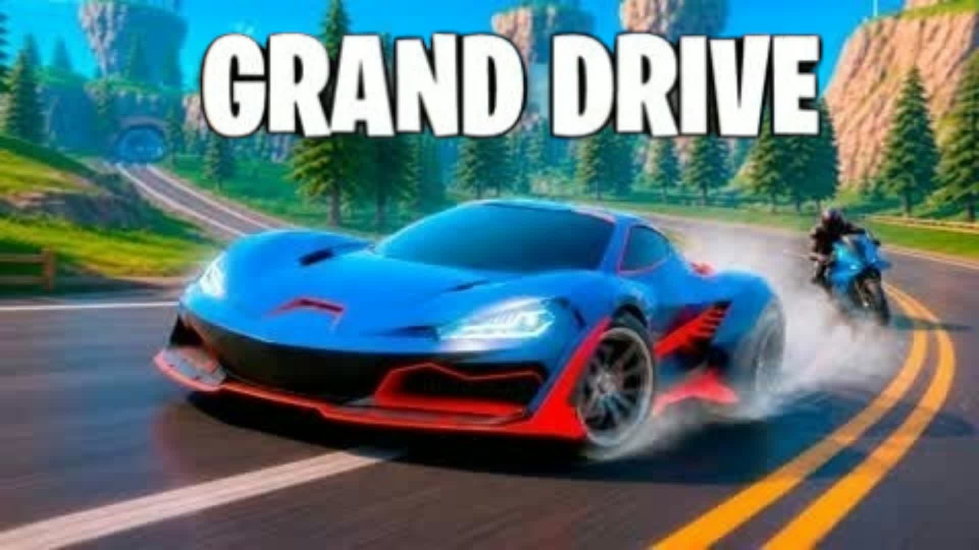 THE GRAND CRAZY DRIVE π β Fortnite Creative map