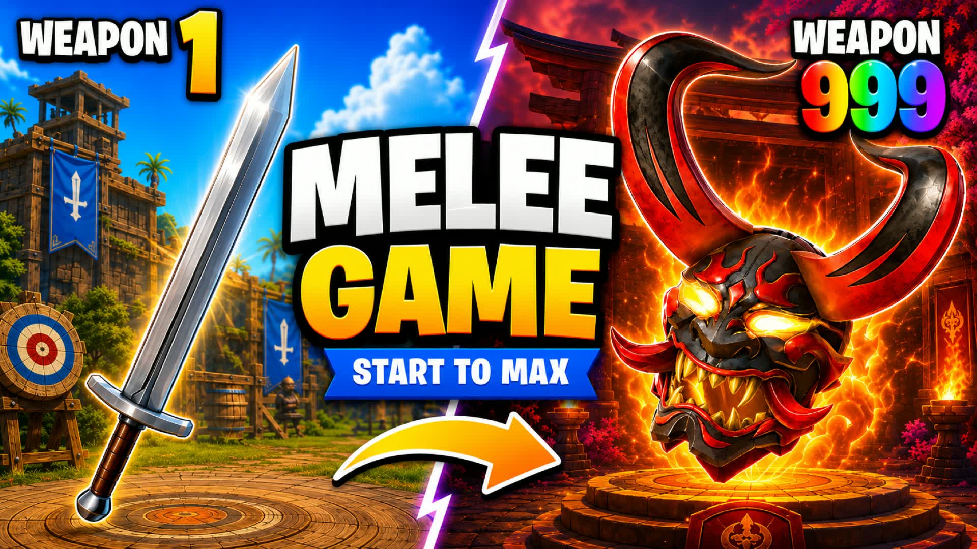MeleeGame — Fortnite Creative map