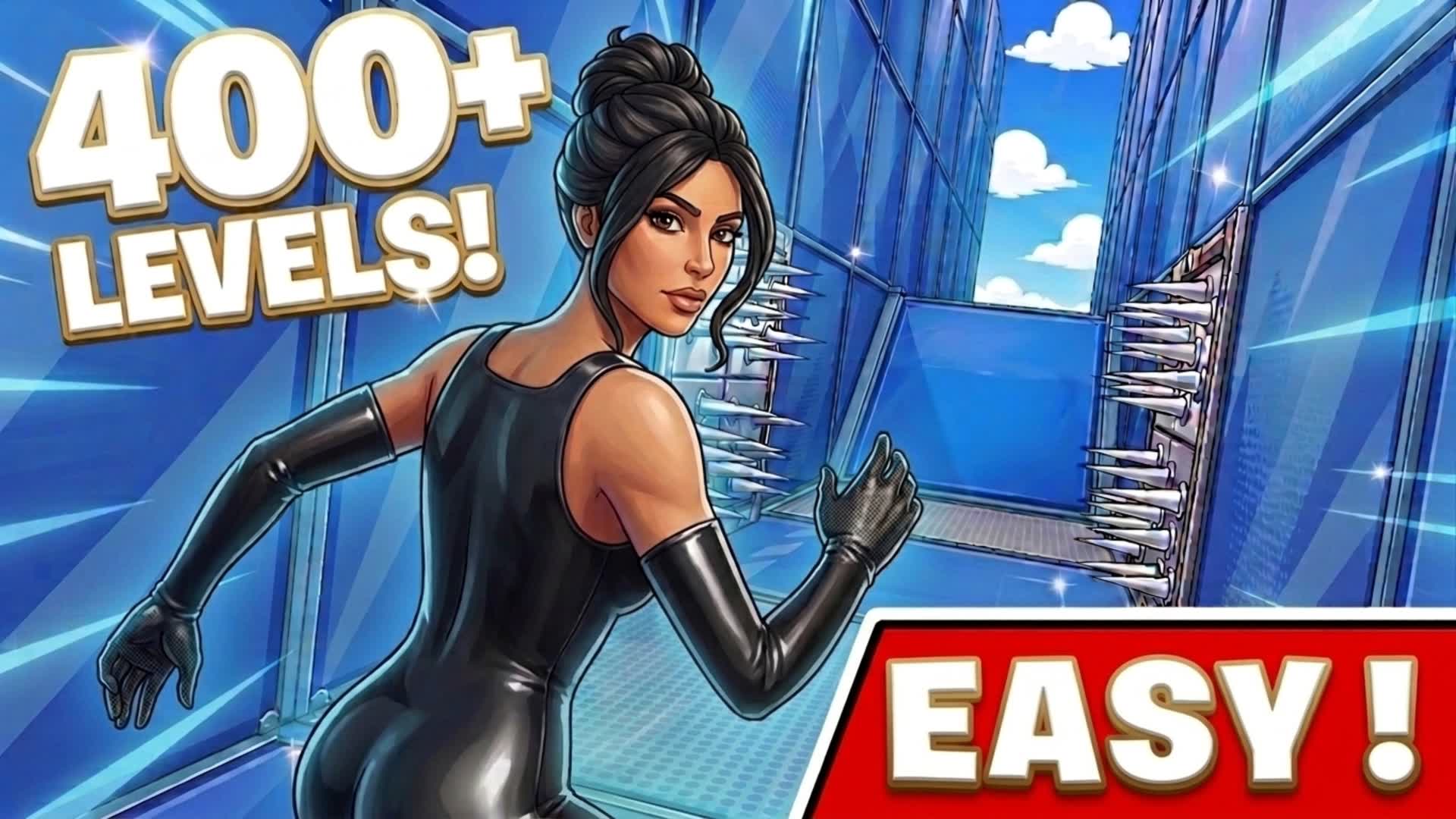 β 400+ EASY PARKOUR & FUN β β Fortnite Creative map