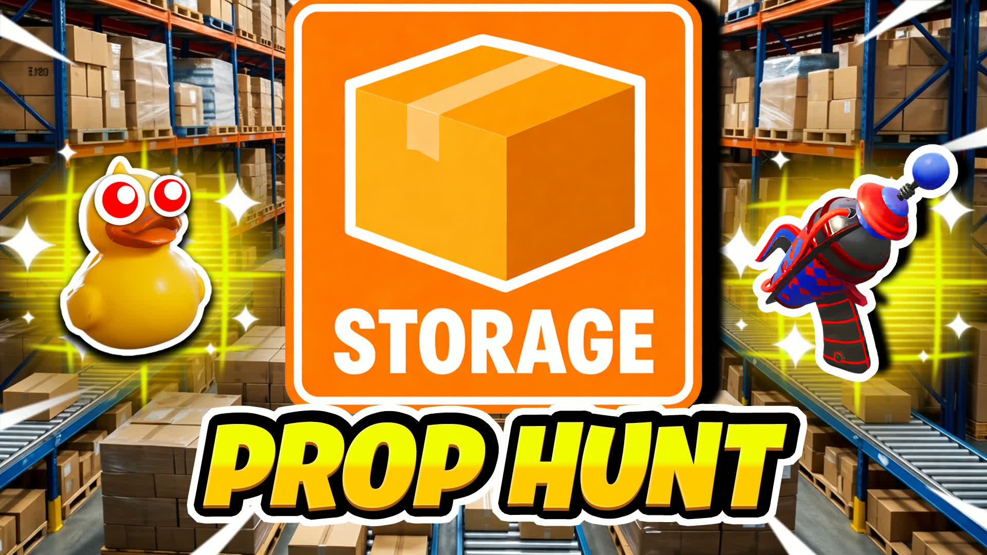 STORAGE PROP HUNT HIDE AND SEEK โ Fortnite Creative map