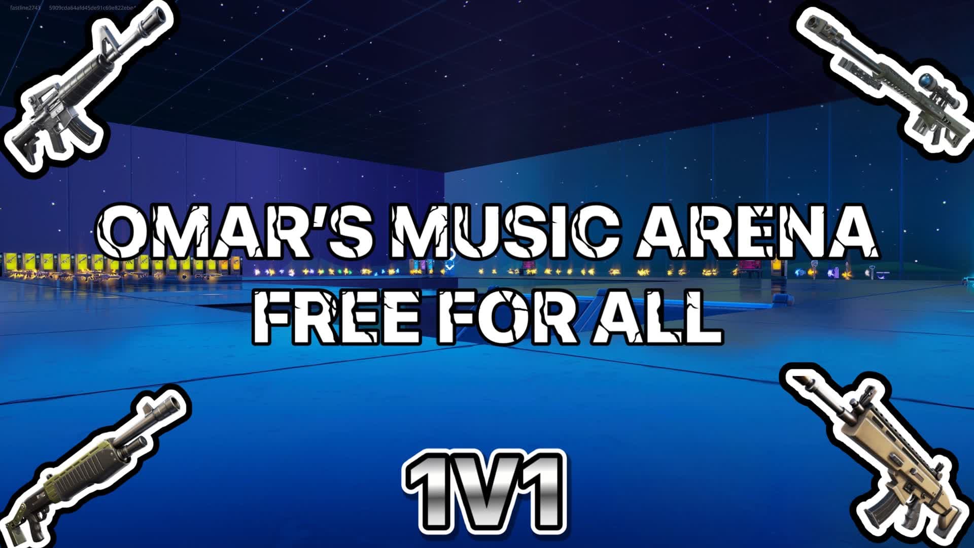 Omar's music arena free for all — Fortnite Creative map