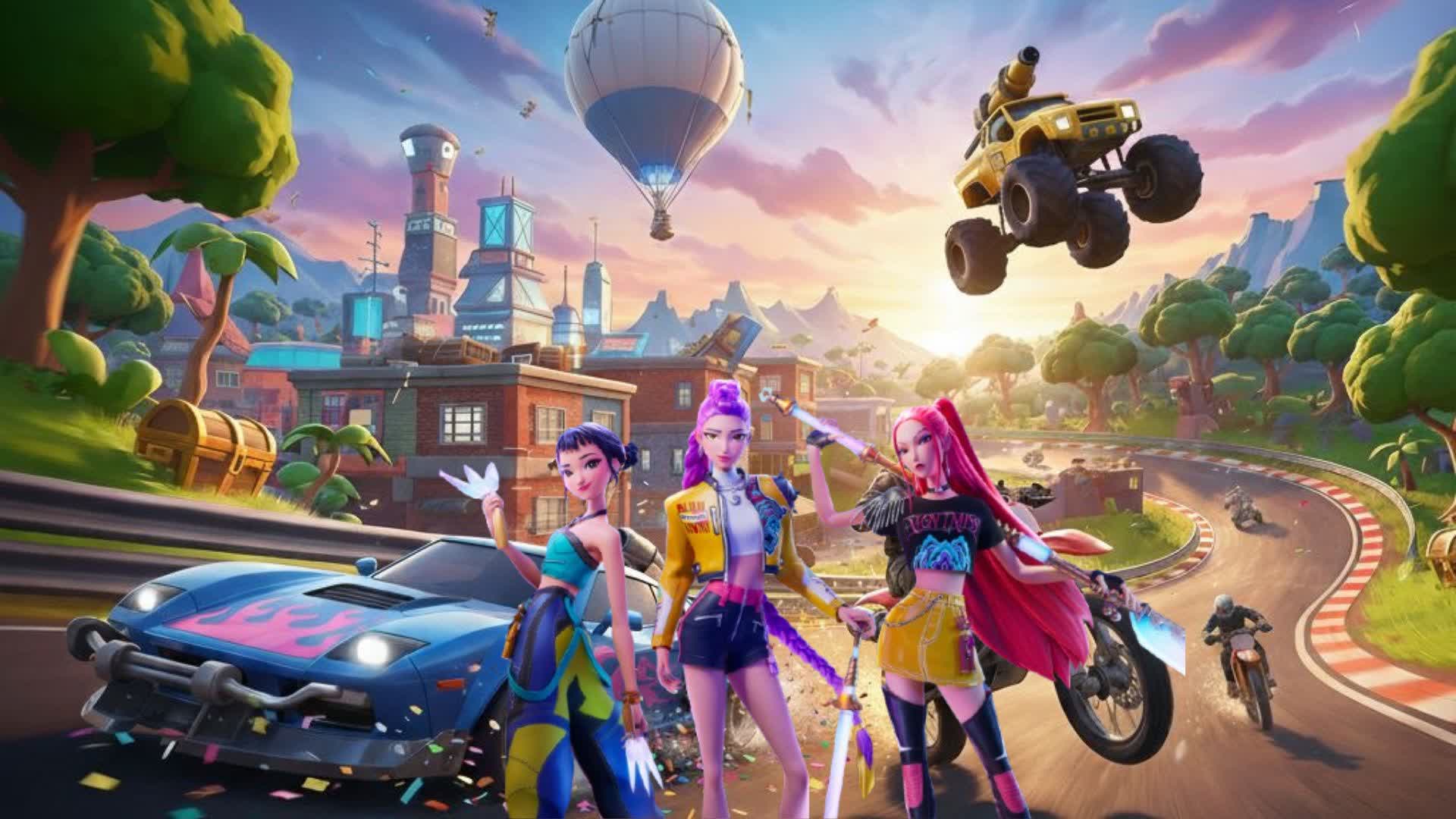 KPOP HUNTERS DRIVE CITY β Fortnite Creative map