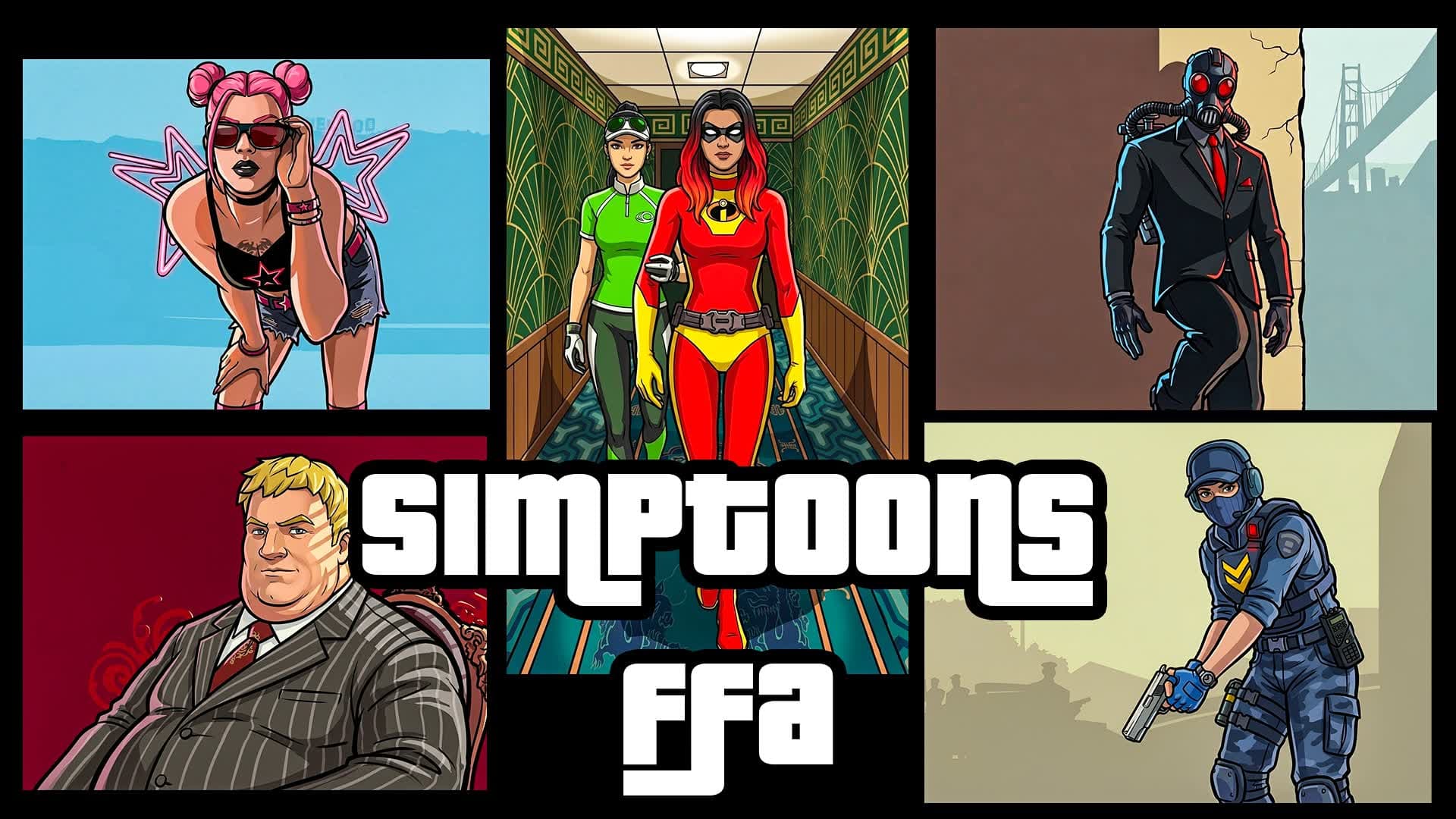 SIMPTOONS FFA — Fortnite Creative map