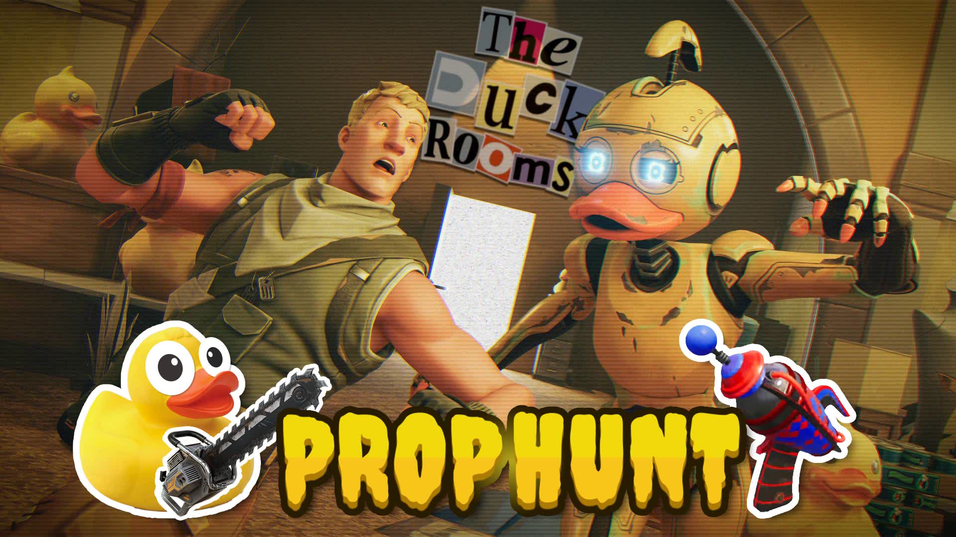 Duck Rooms Prop Hunt🐤 — Fortnite Creative map