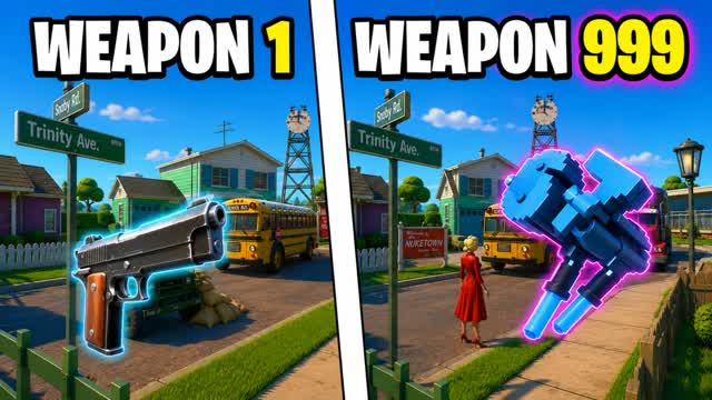 NUKETOWN GUN GAME π« ONE SHOT β Fortnite Creative map