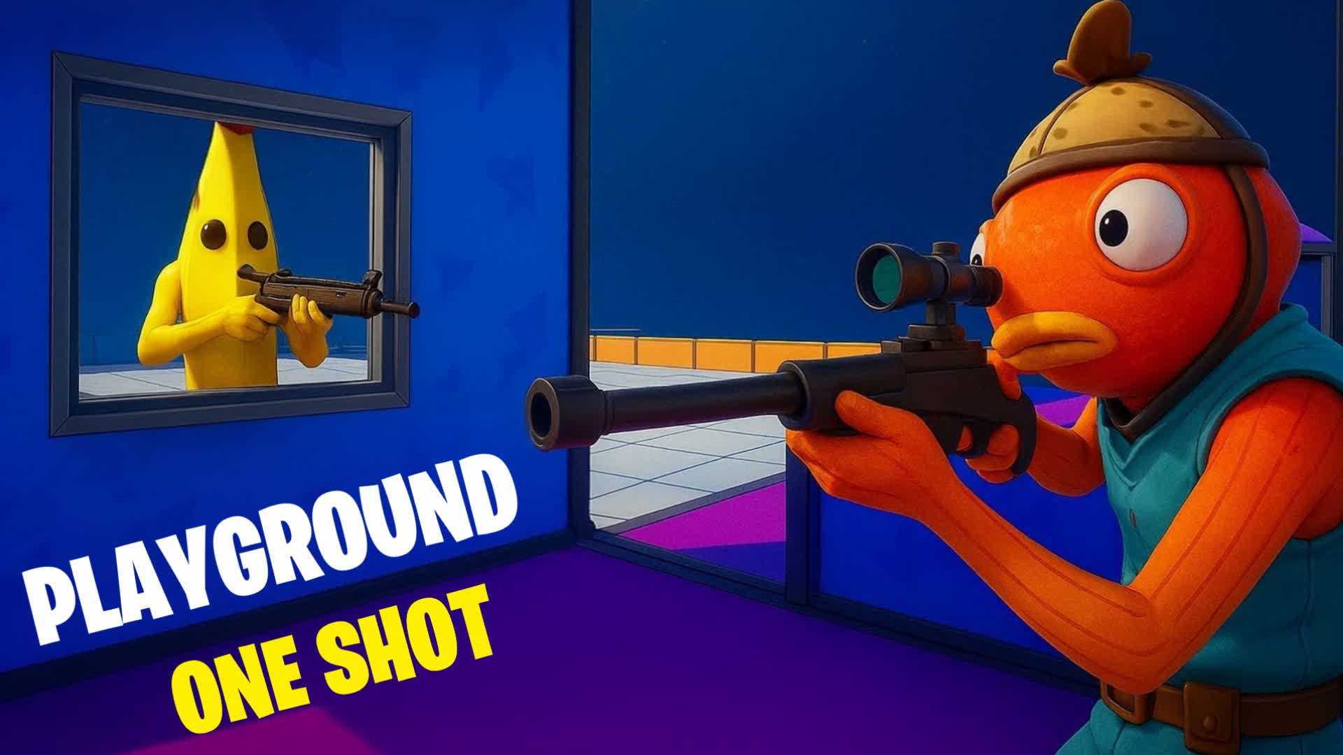 playground one shot — Fortnite Creative map