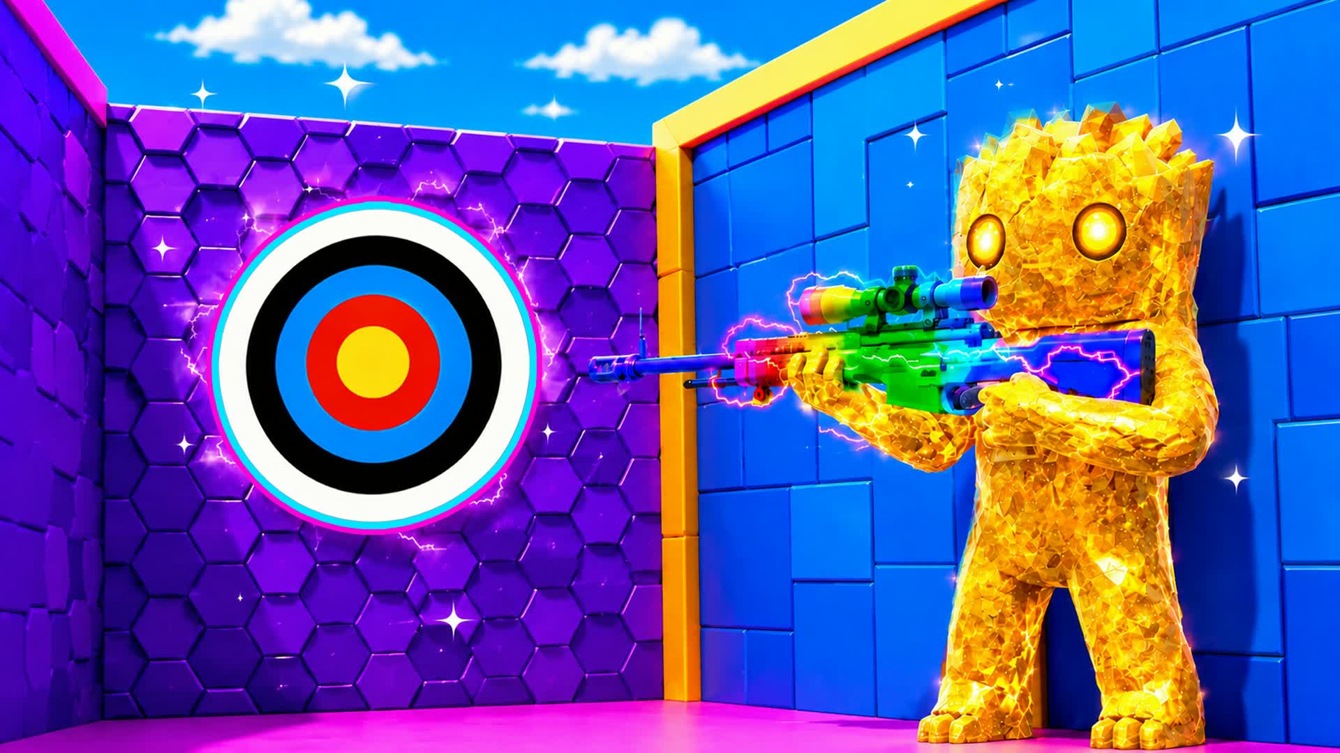 UNC AMAZING TRICKSHOT PARKOUR VERY EASY — Fortnite Creative map
