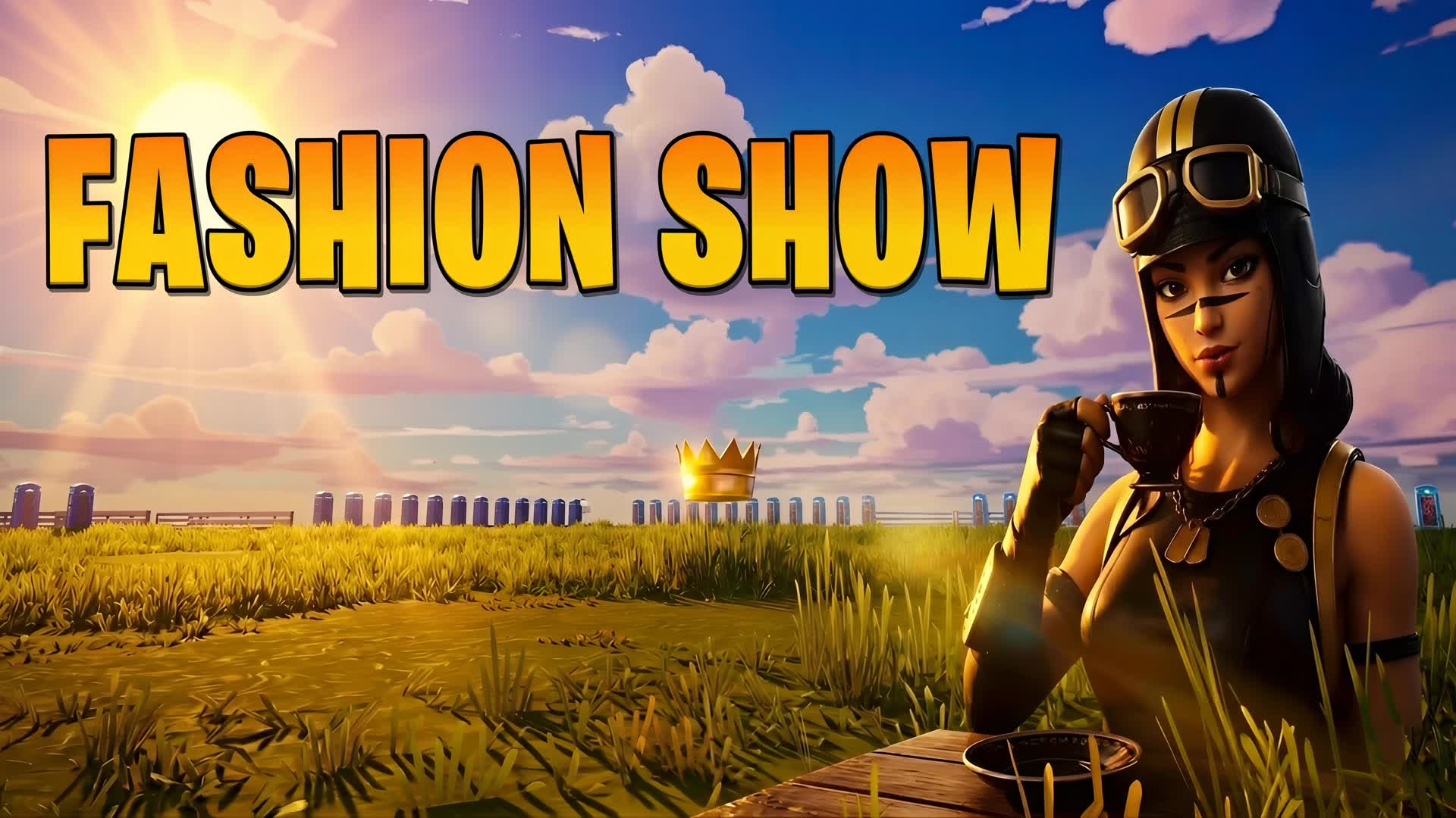 TBGF fashion show الكبينه — Fortnite Creative map