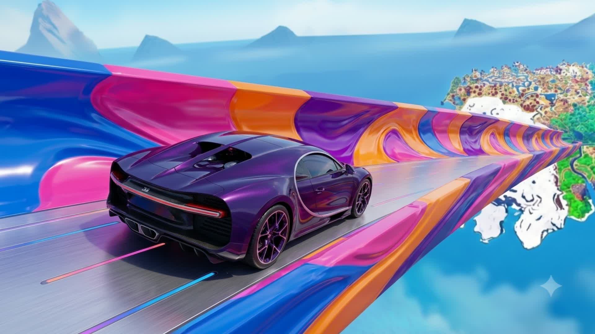 CAR GAME ๐น๏ธ EPIC SUPER RAMP๐ฅ โ Fortnite Creative map