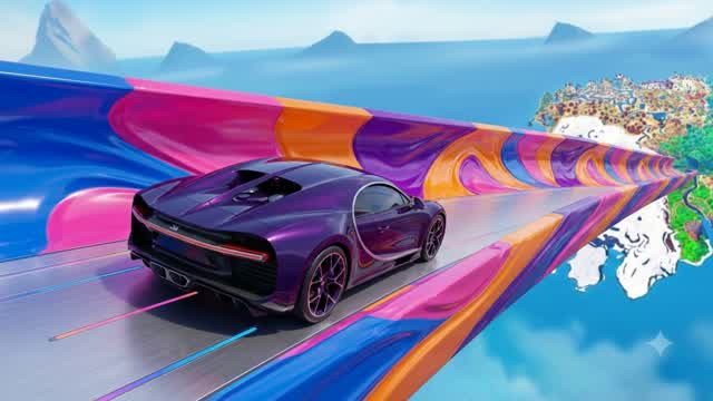 CAR GAME ๐น๏ธ EPIC SUPER RAMP๐ฅ โ Fortnite Creative map