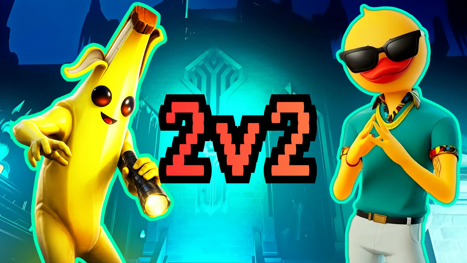 2V2 NIGHT CASTLE — Fortnite Creative map