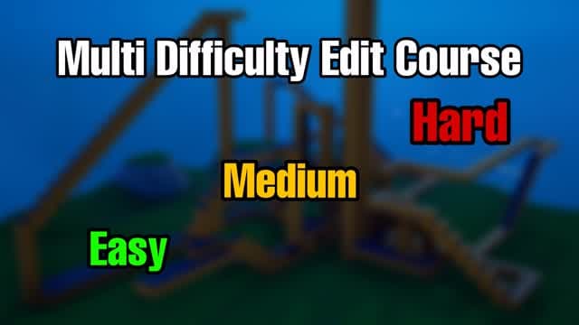 4 EDIT COURSES IN ONE (SOLO) — Fortnite Creative map