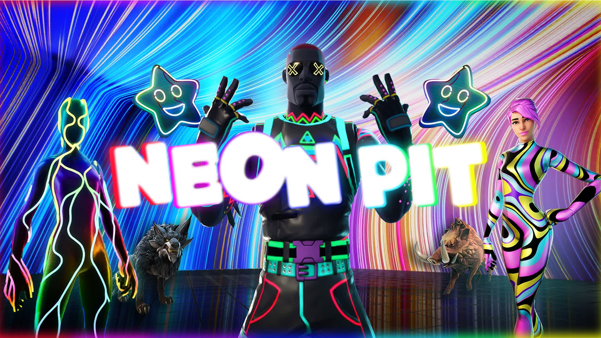 NEON PIT - Free For All โ Fortnite Creative map