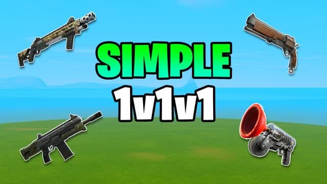 1v1v1 Simple 1v1 — Fortnite Creative map