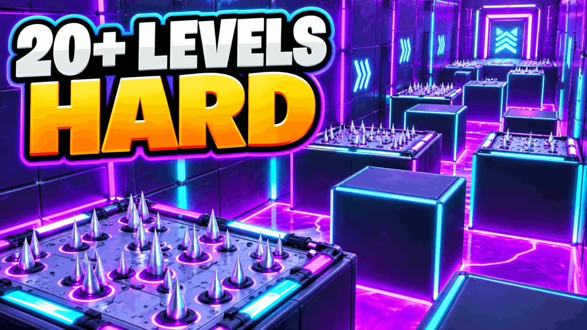 20 HARD LEVELS DEATHRUN PARKOUR NEW — Fortnite Creative map