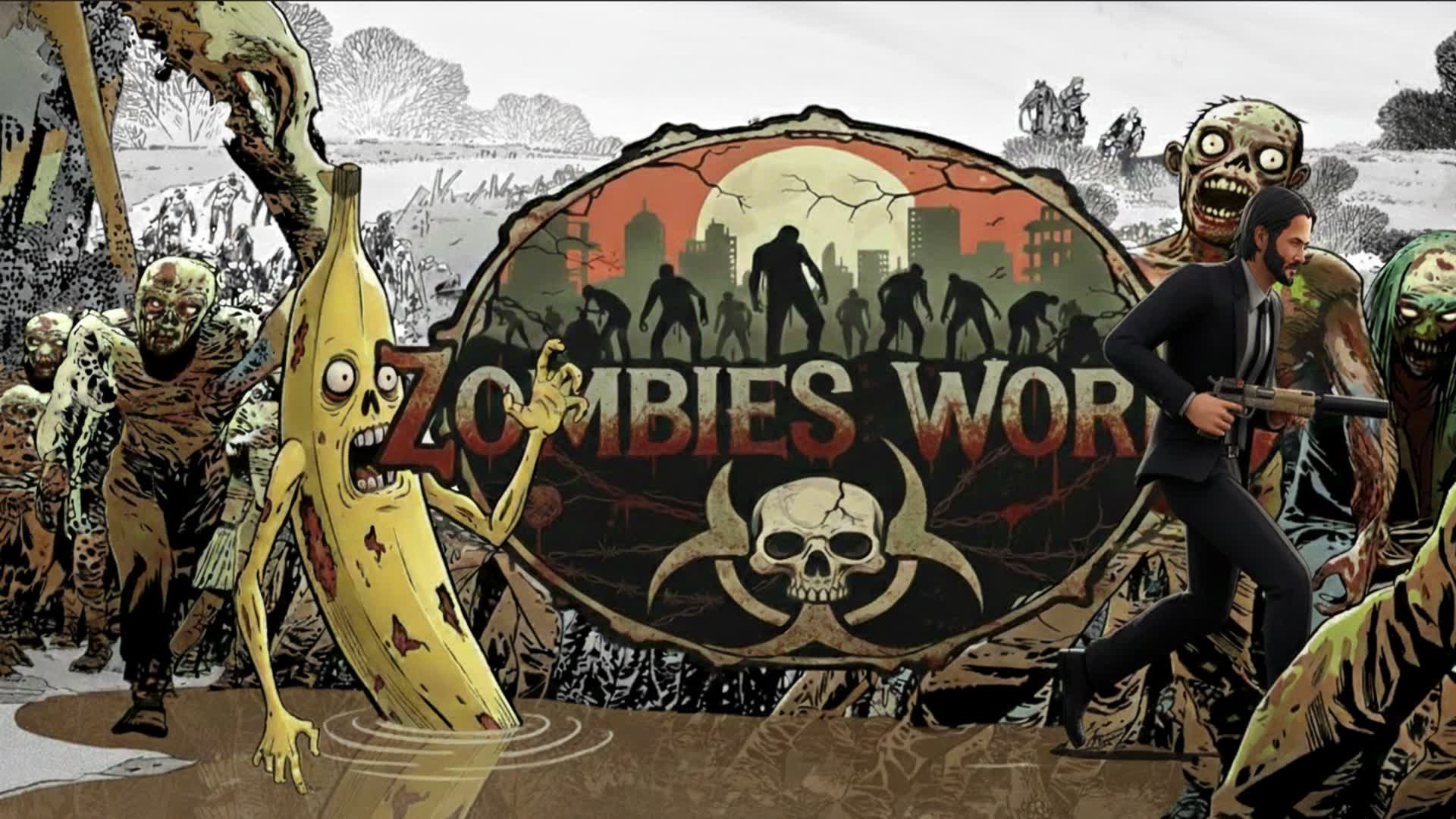 ZOMBIES WORLD — Fortnite Creative map
