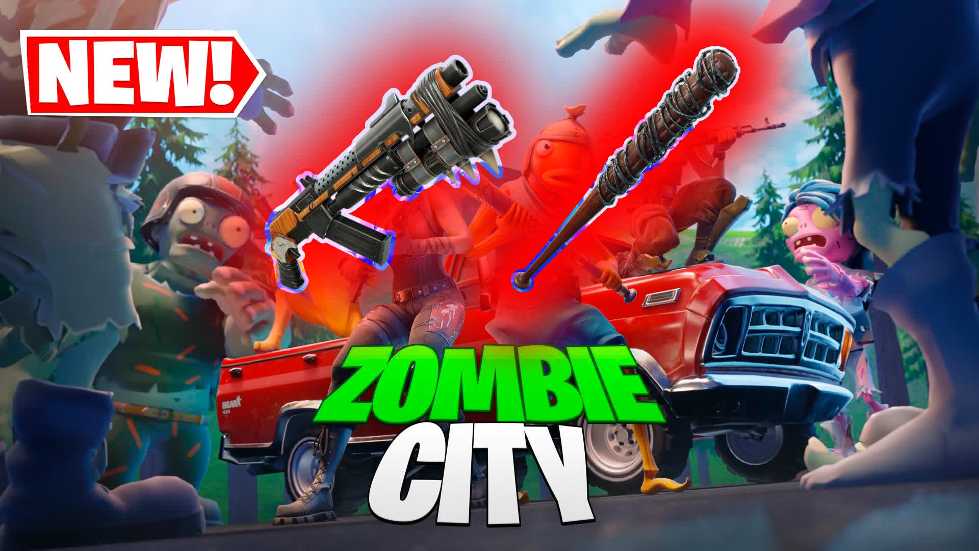 ZOMBIE DRIVE CITY β Fortnite Creative map