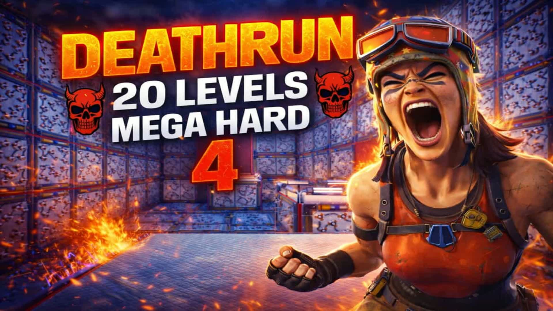 Deathrun 20 Levels mega hard 4 — Fortnite Creative map
