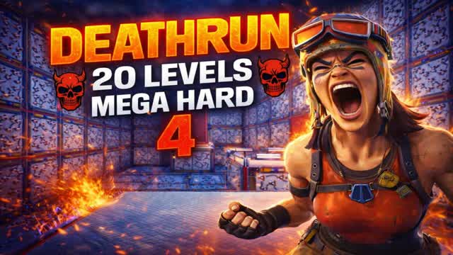 Deathrun 20 Levels mega hard 4 — Fortnite Creative map