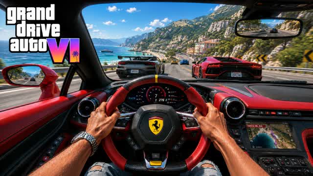 DRIVE FERRARI 🚗 GRAND DRIVE CITY KAI SU — Fortnite Creative map