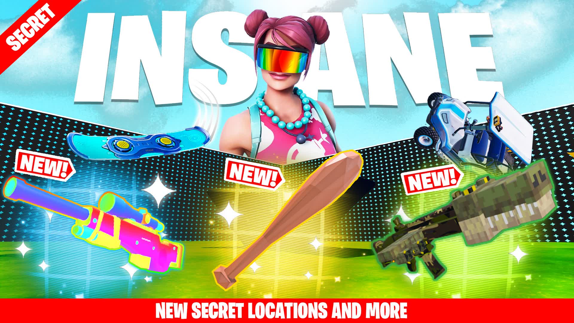 INSANE FFA ⭐ ALL GUNS ⭐ 1V1 — Fortnite Creative map