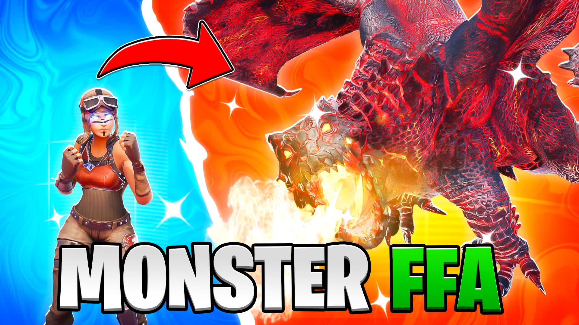 MONSTERS FFA โ Fortnite Creative map