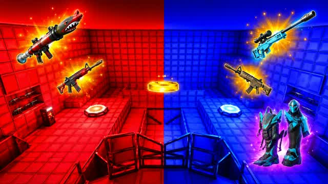 RVB RED VS BLUE ๐ต๐ด SUPER POWER โ Fortnite Creative map
