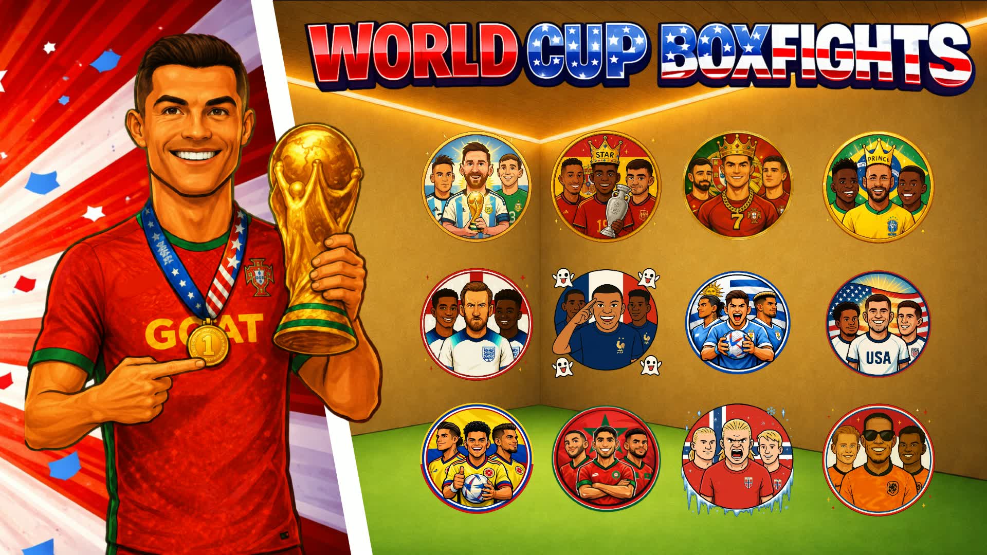 WORLD CUP BOXFIGHTS PVP (BOX) β Fortnite Creative map