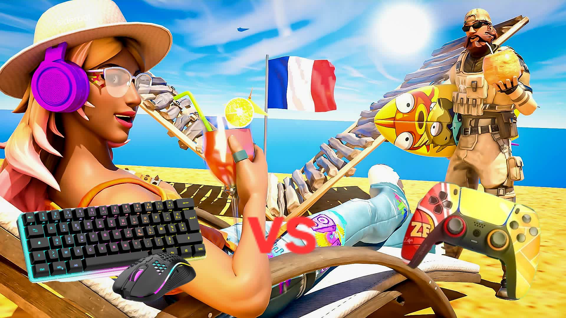 Controller VS Keyboard Mouse — Fortnite Creative map