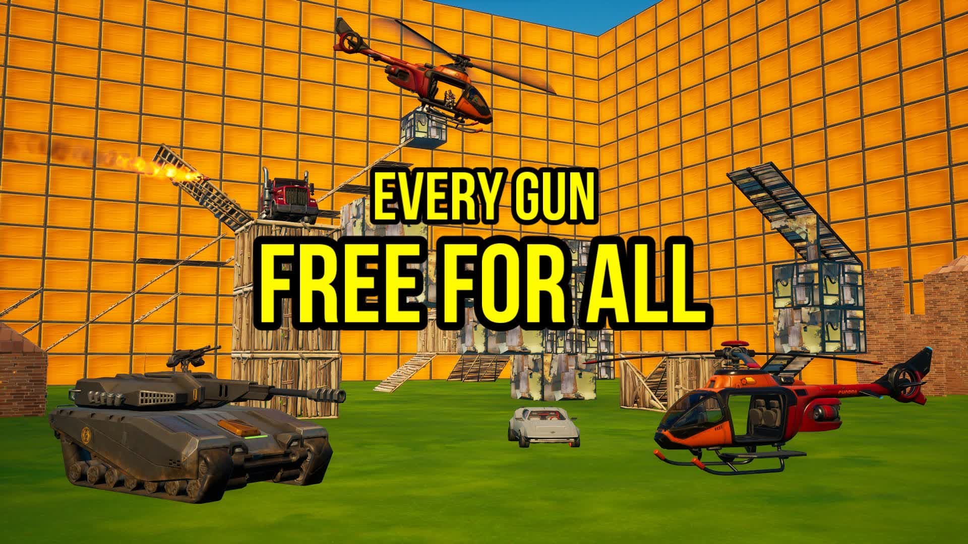 EVERY GUN - FREE FOR ALL — Fortnite Creative map