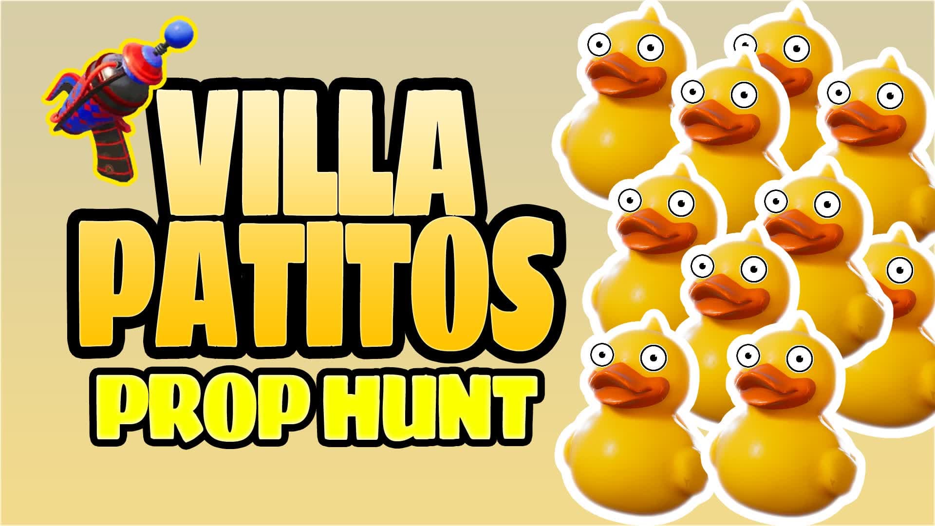 ESCONDITE VILLA PATITOS PROP HUNT โ Fortnite Creative map